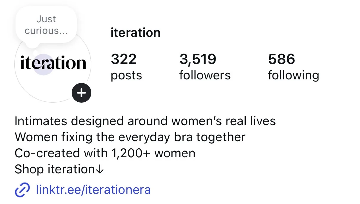 iteration account — 3,519 followers